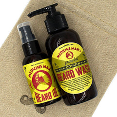 Medicine Man's Anti-Itch Beard Care Kit: Beard Wash and Beard Oil - OneDTQ - Best Beard Care
 - 1