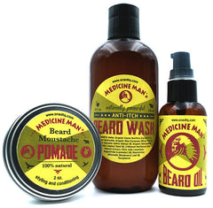 Medicine Man's Anti-Itch Beard Wash 8 FL OZ - by OneDTQ - Best Beard Care