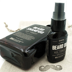 Beard Care Kit: Big Forest Beard Wash, Beard Oil & Beard Balm - by OneDTQ - Best Beard Care
