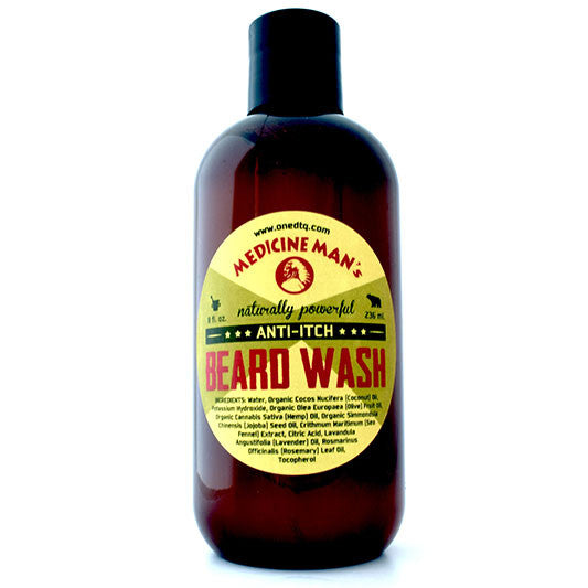 Medicine Man's Anti-Itch Beard Wash 8 FL OZ - by OneDTQ - Best Beard Care